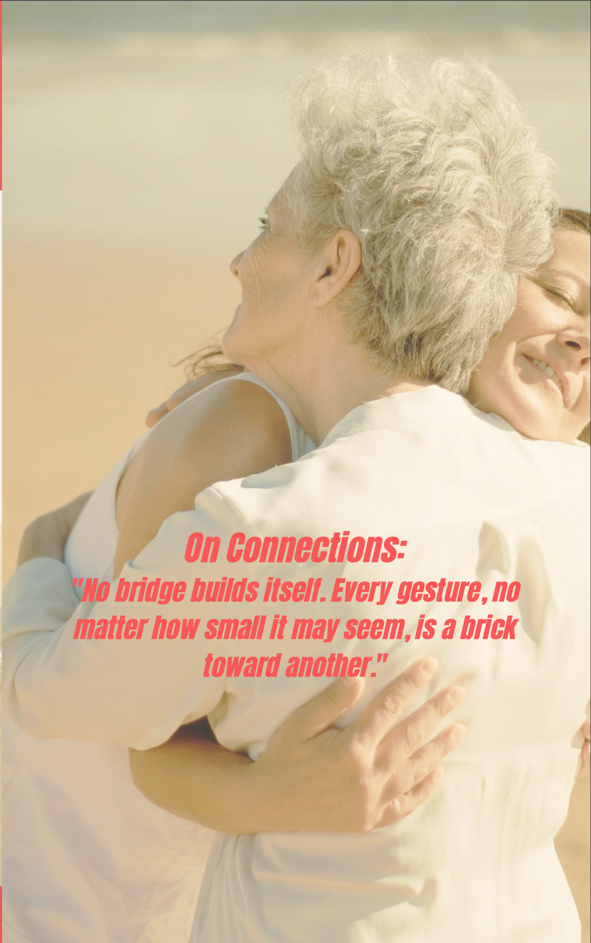 On connection and belonging